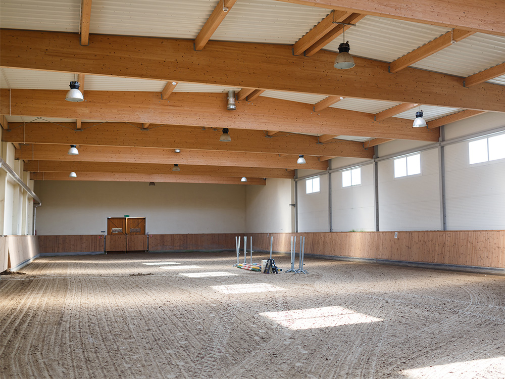 Custom indoor horse arena design