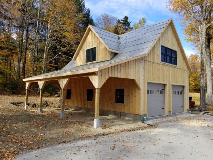 Modular Garage Design with Loft Space