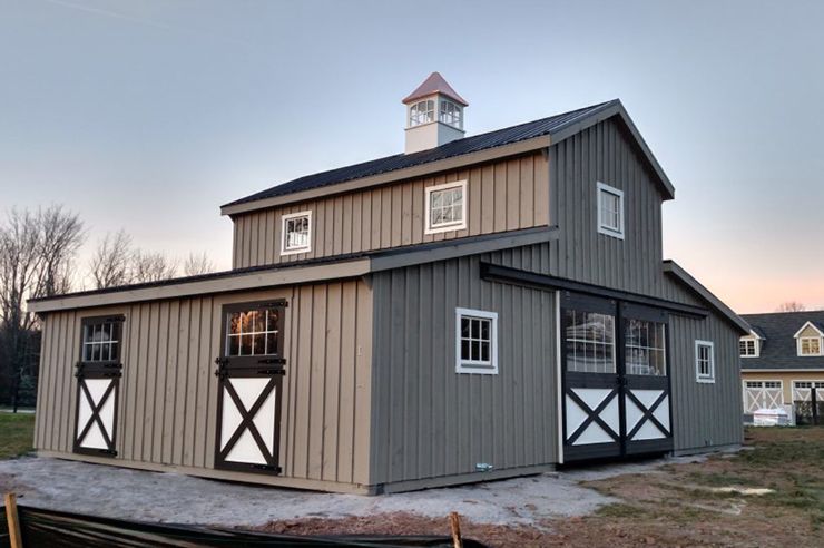 two story barn with loft