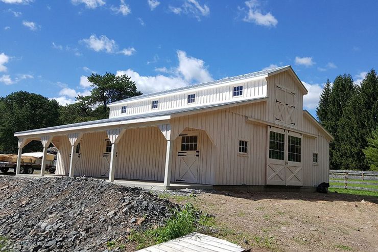 two story barn