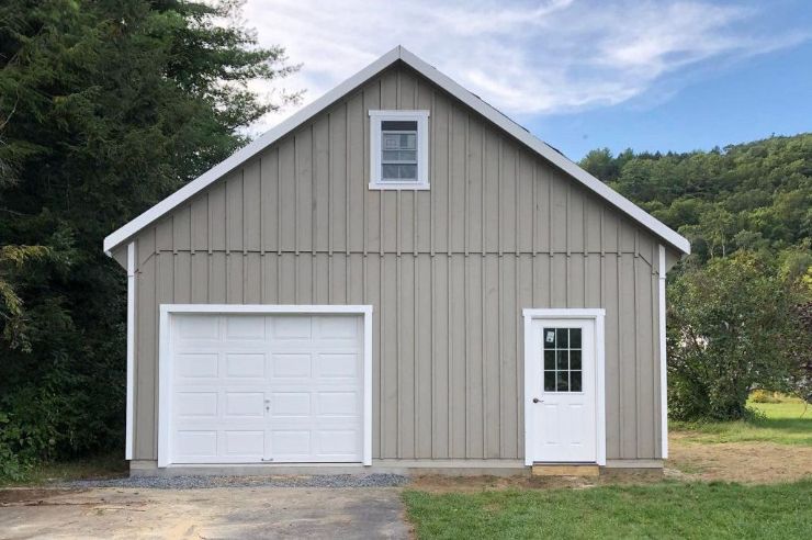 detached garage ideas for VT