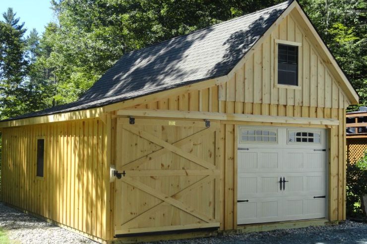 types of garages and sheds for storage