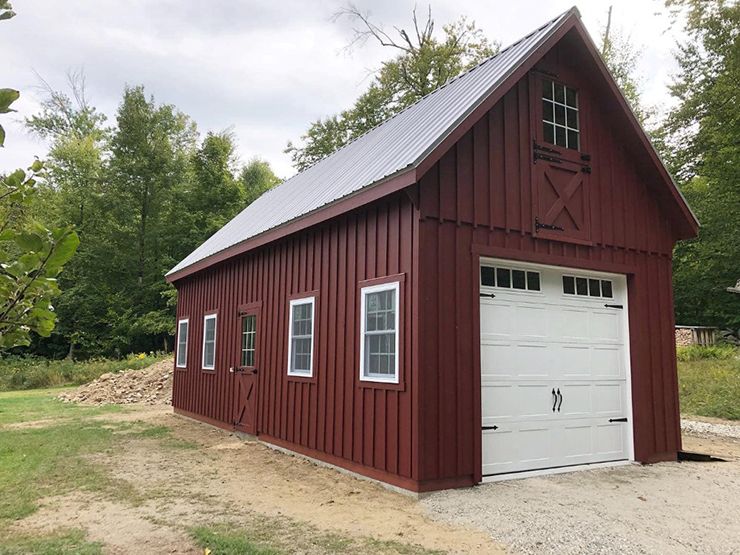 White River Series Garage Shed