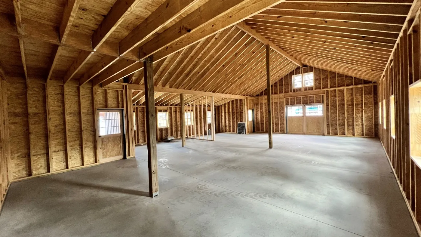 teton modular horse barn