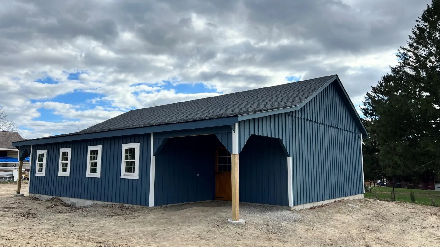teton modular horse barn