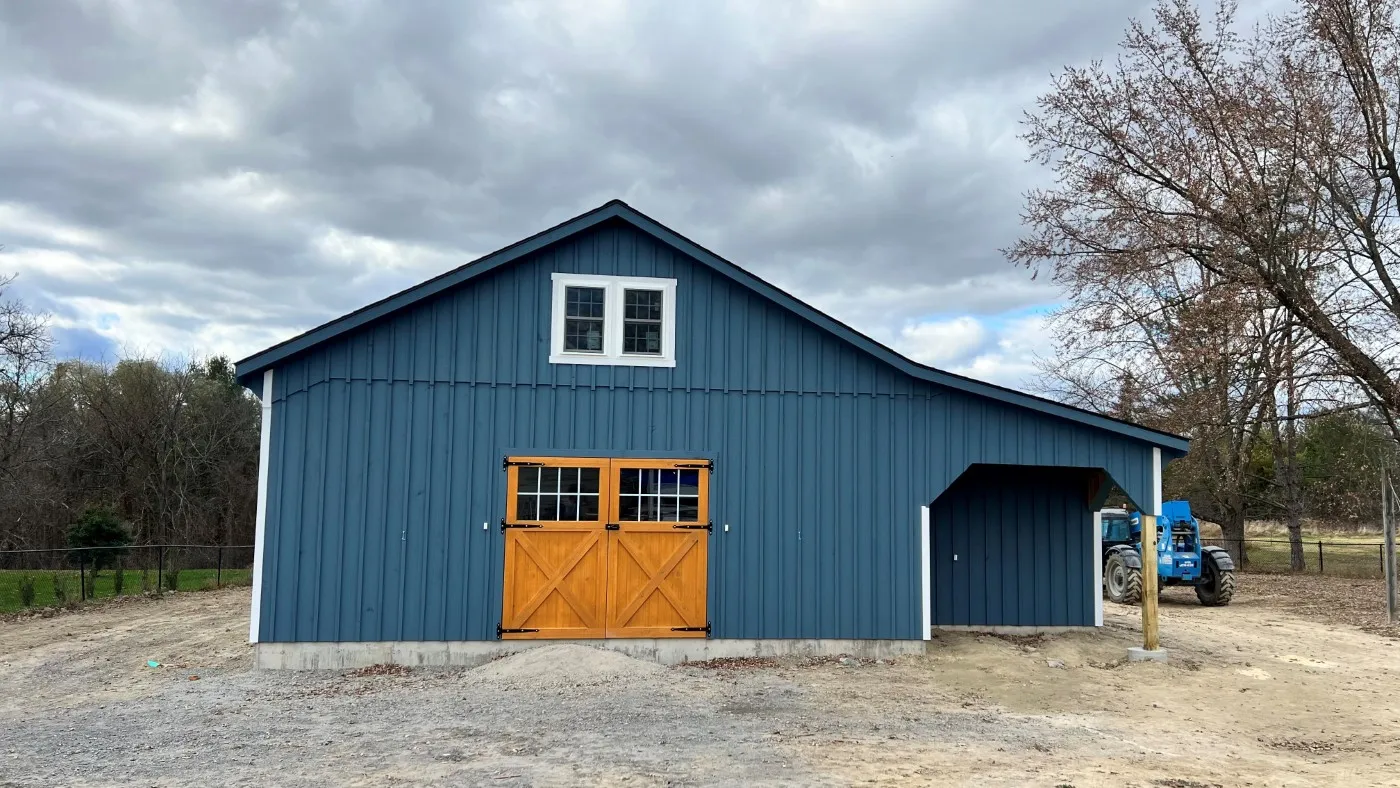 teton modular horse barn