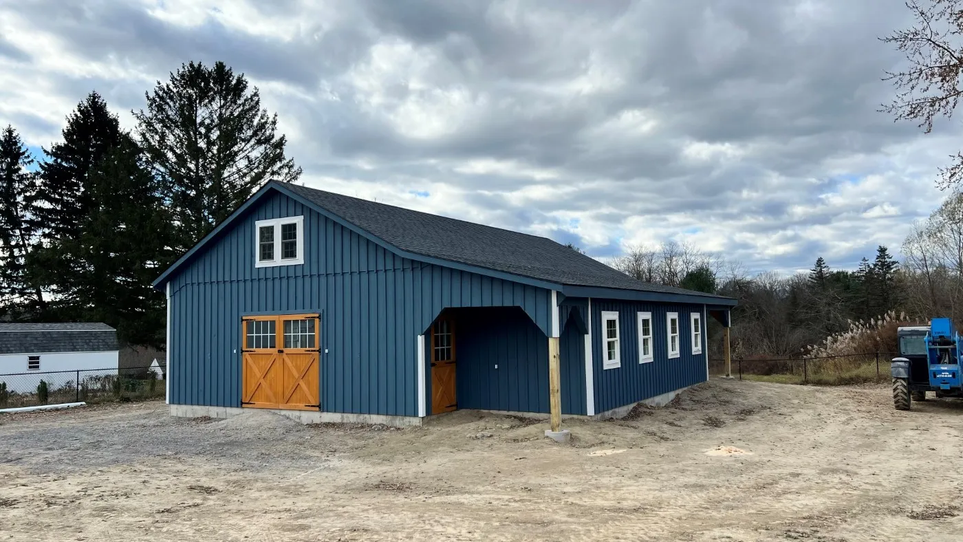 teton modular horse barn