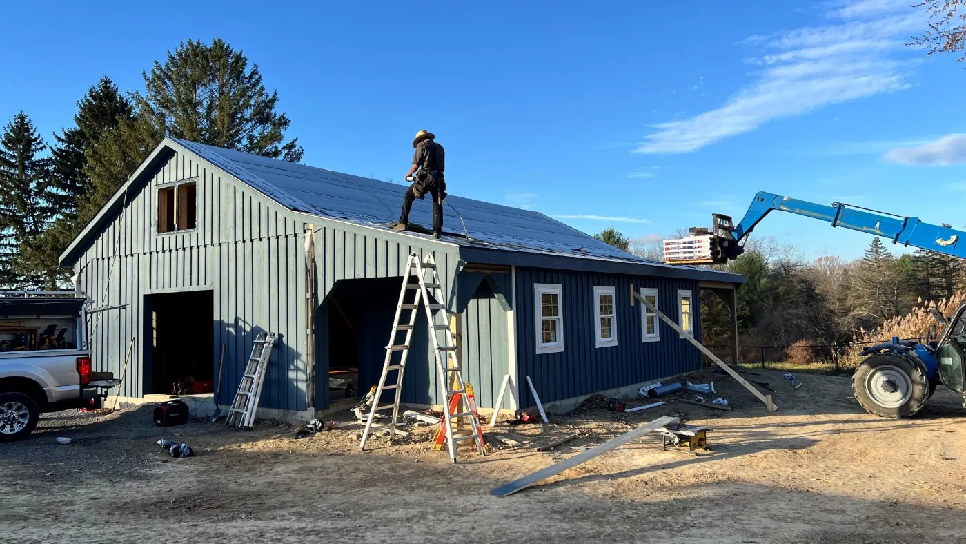 teton modular horse barn
