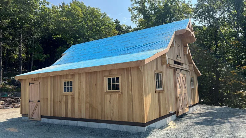 teton modular horse barn