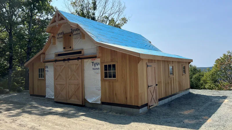 teton modular horse barn