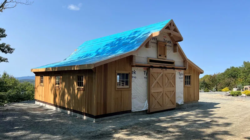 teton modular horse barn
