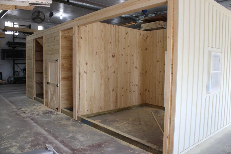 gambrel modular horse barn