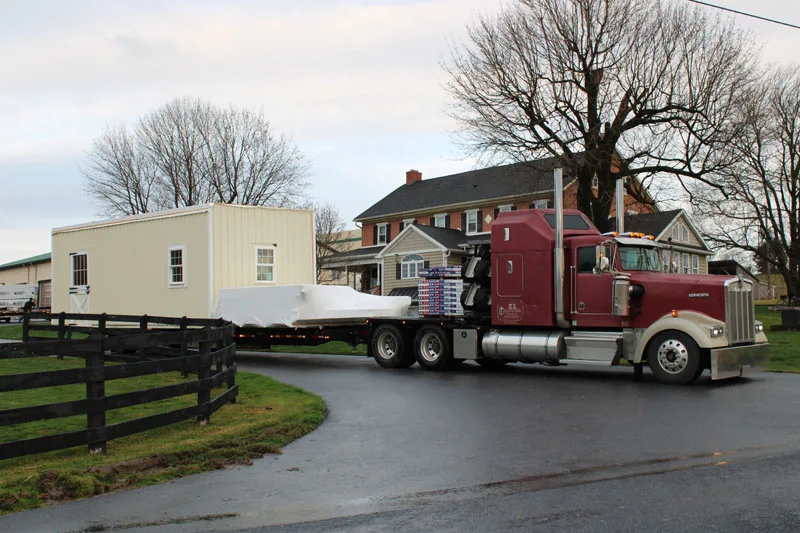 gambrel modular horse barn