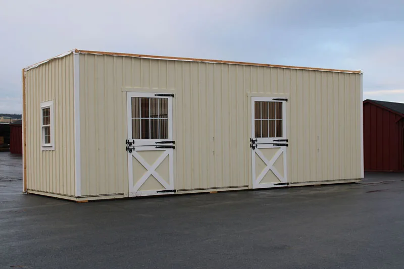 gambrel modular horse barn