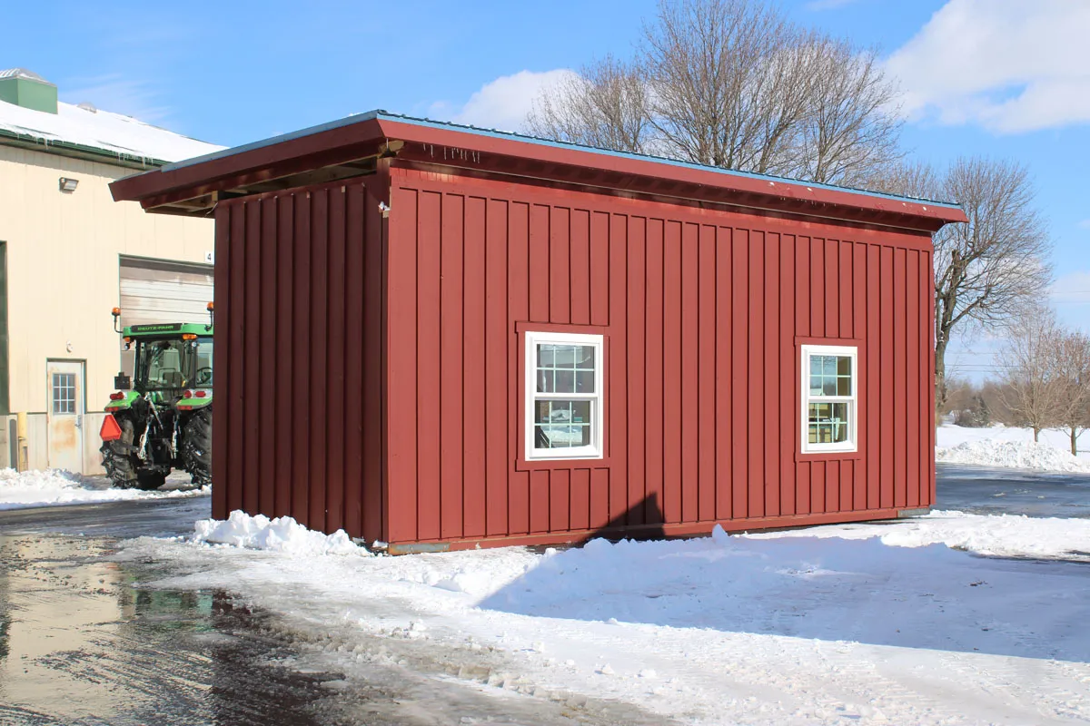 double-wide garage