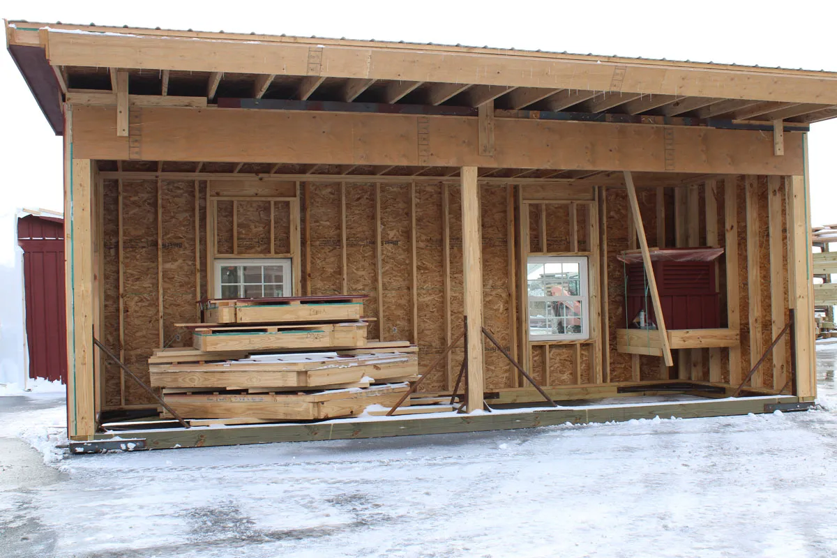 double-wide garage
