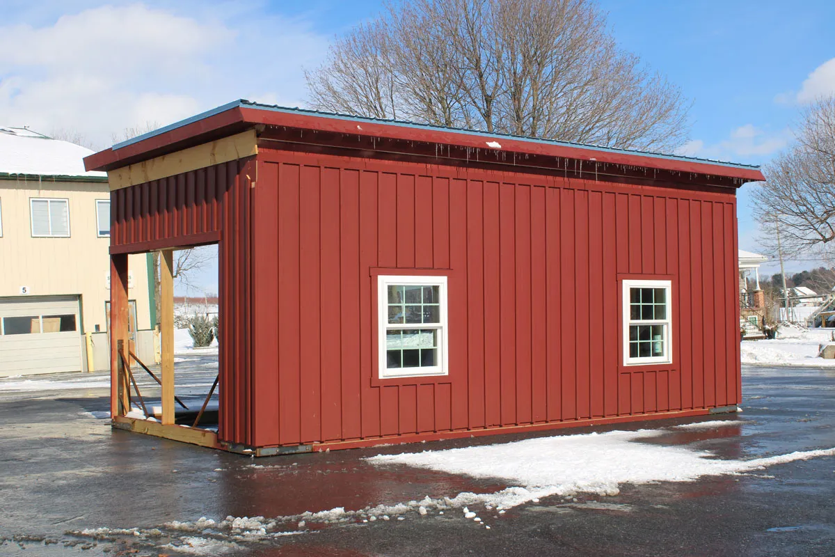 double-wide garage