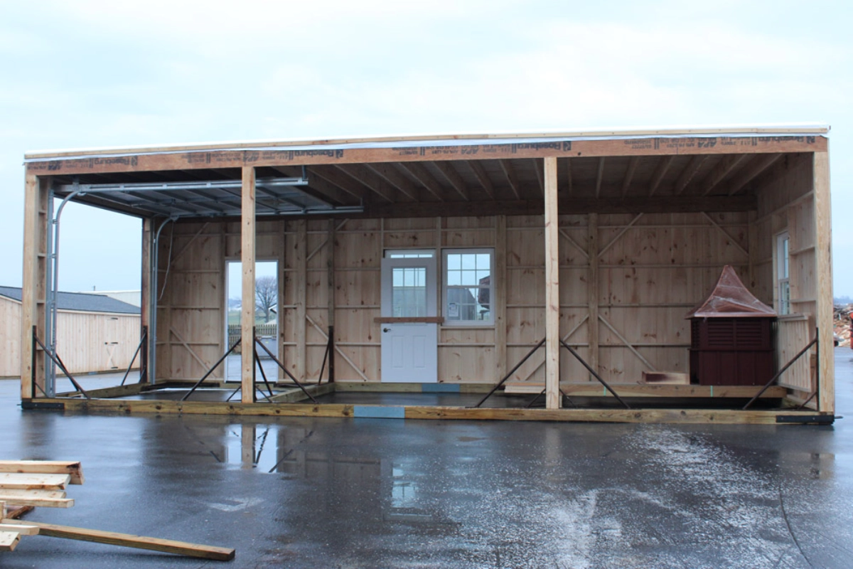 double-wide garage