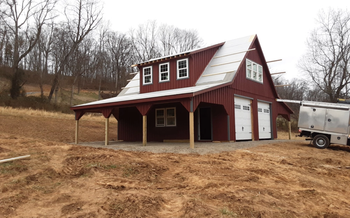 double-wide garage