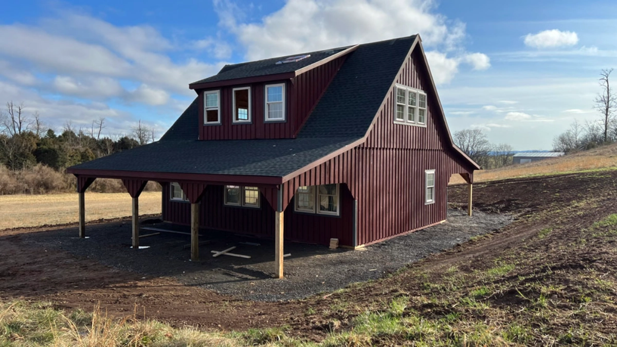 double-wide garage