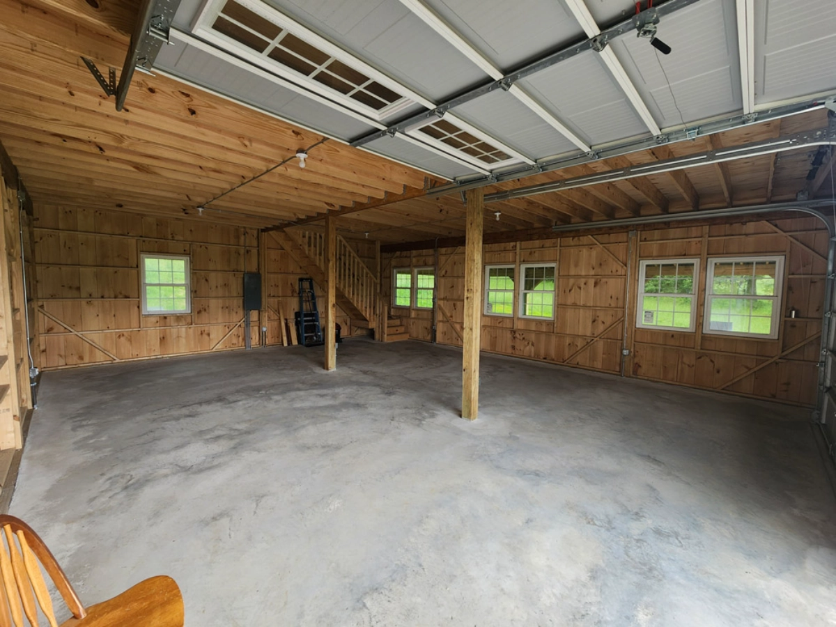 double-wide garage