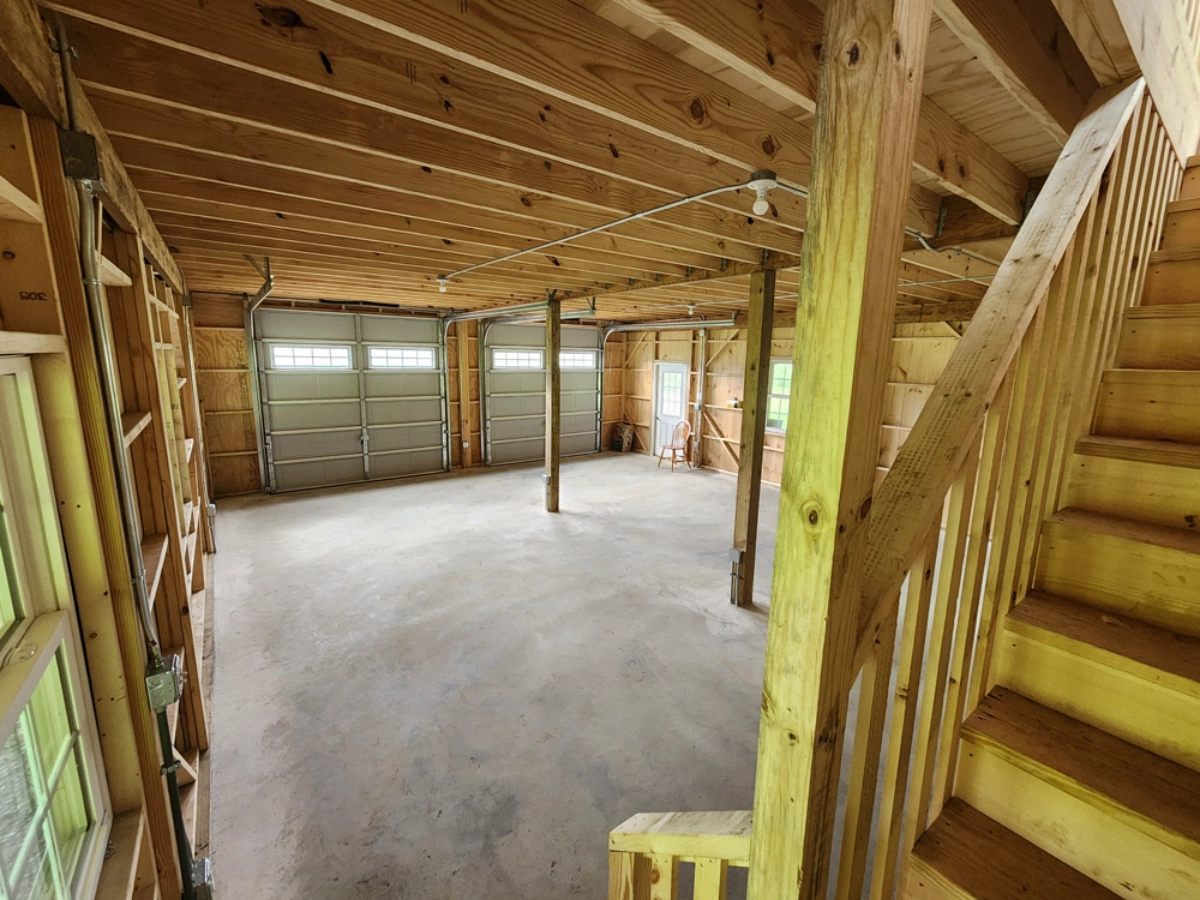 double-wide garage