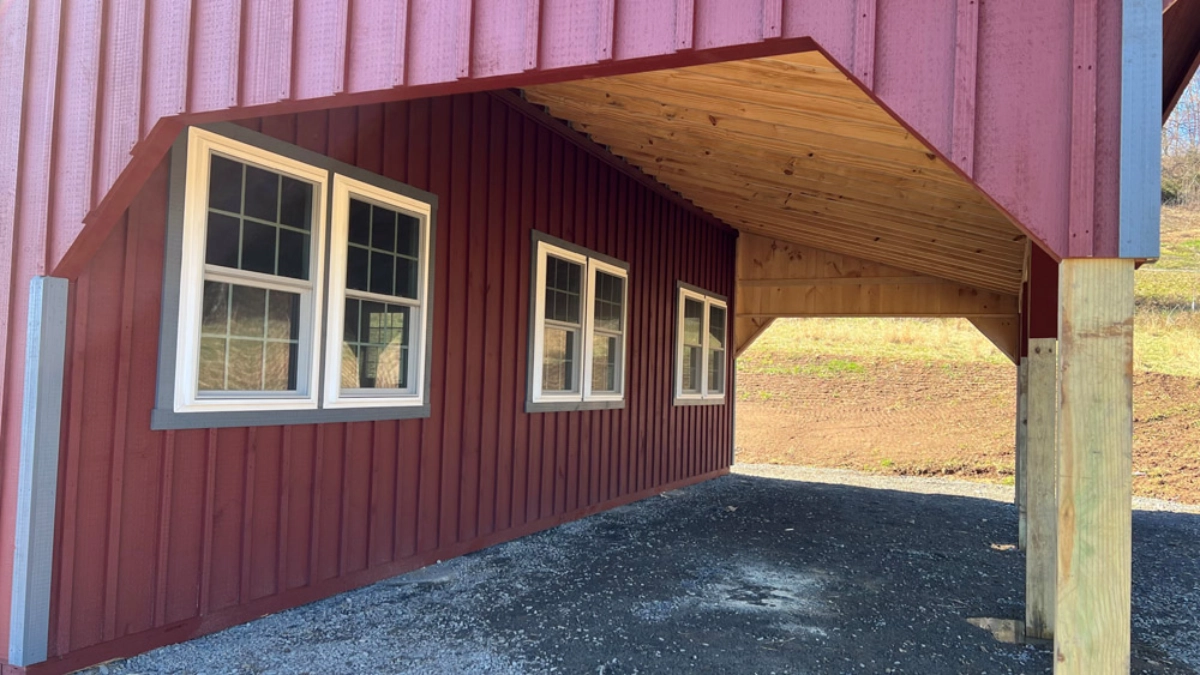double-wide garage