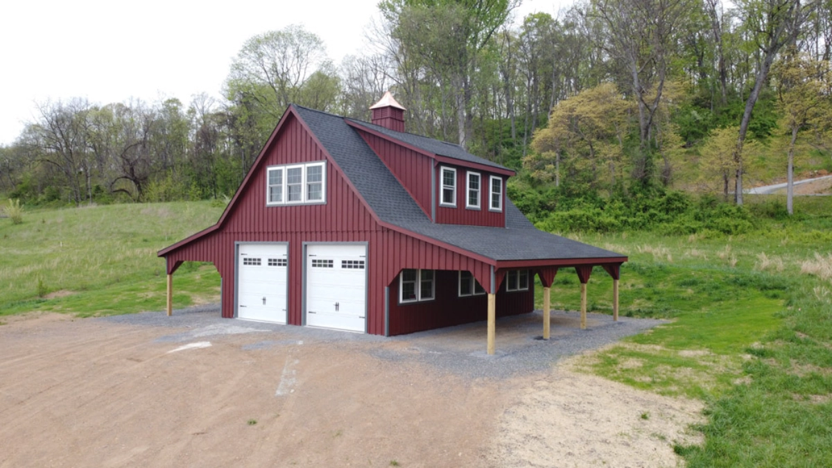 double-wide garage