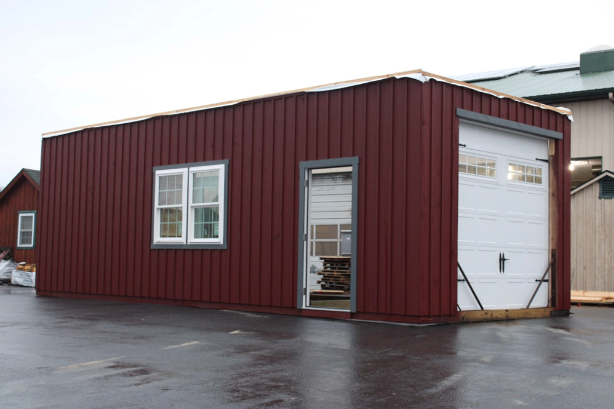 double-wide garage