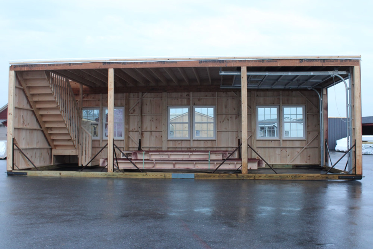 double-wide garage
