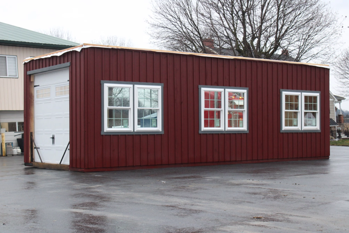 double-wide garage