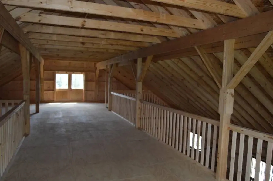 modular horse barn in high country