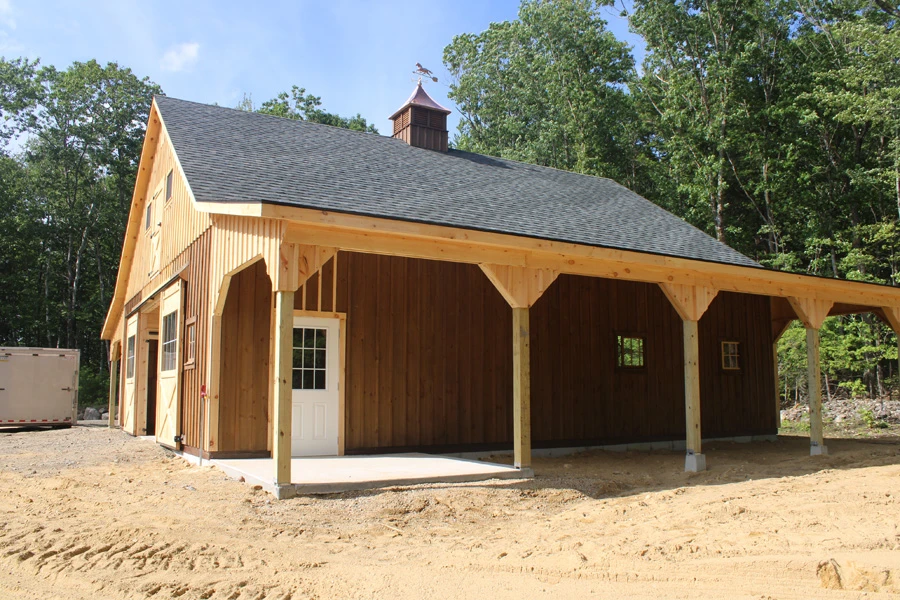 high country modular horse barn