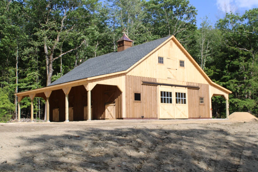 high country modular horse barn