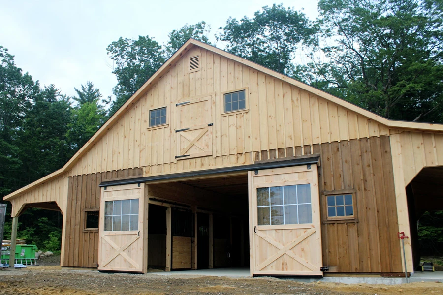 high country modular horse barn