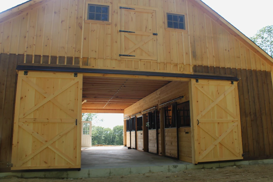 high country modular horse barn