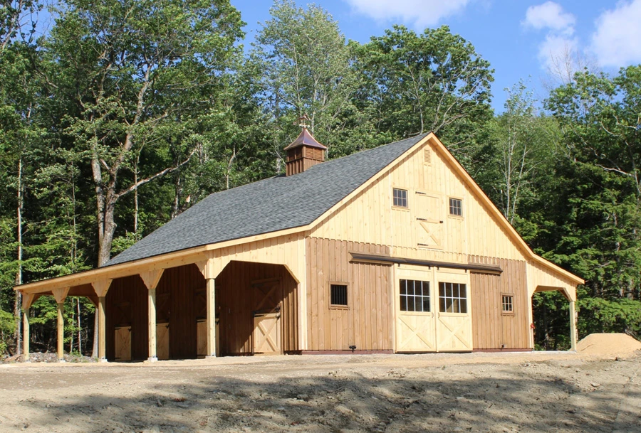 high country modular horse barn
