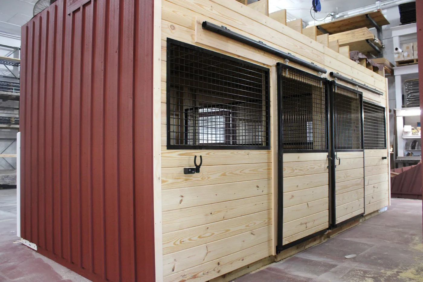 high country modular horse barn
