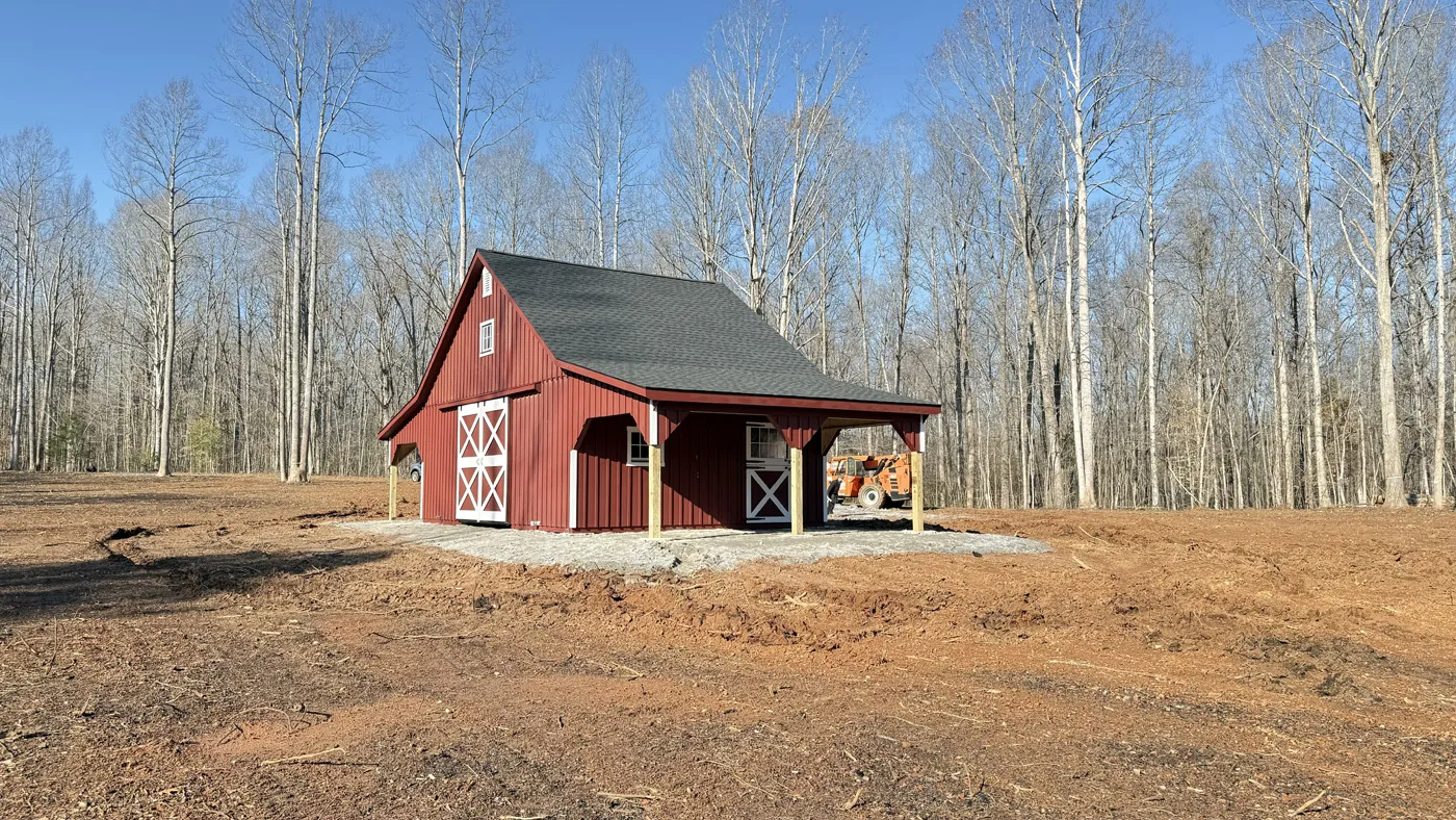 high country modular horse barn