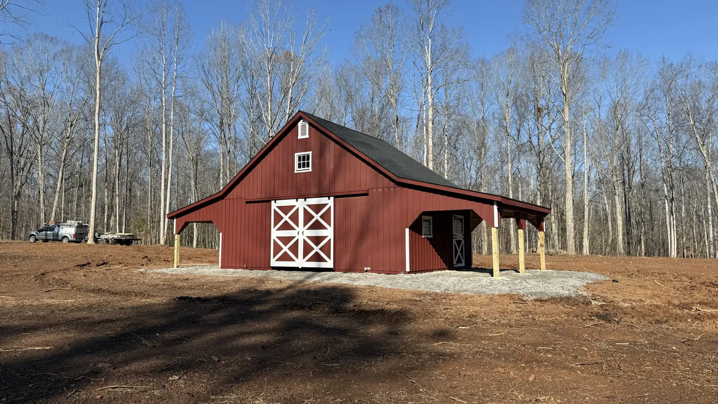 high country modular horse barn