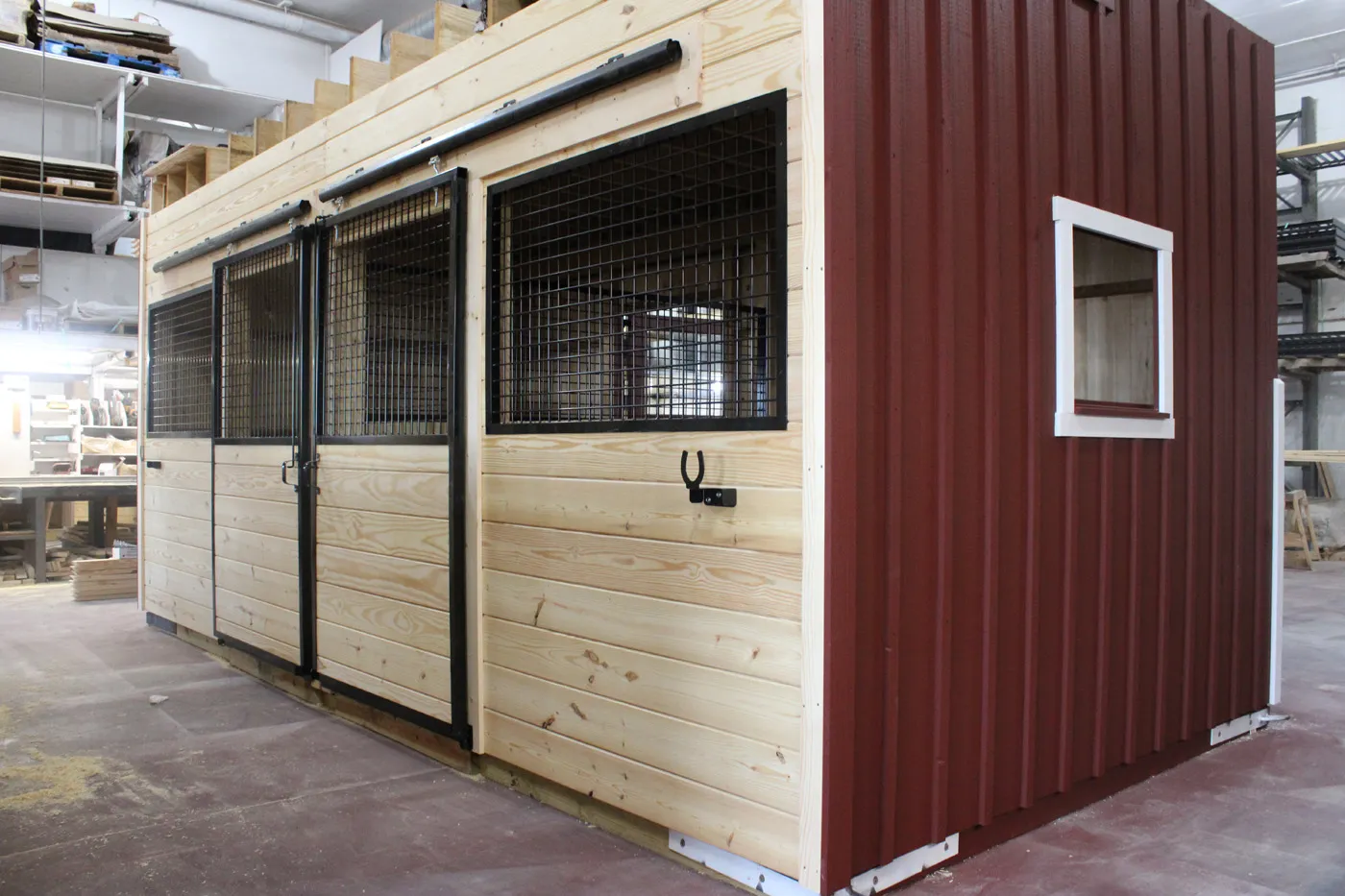 high country modular horse barn