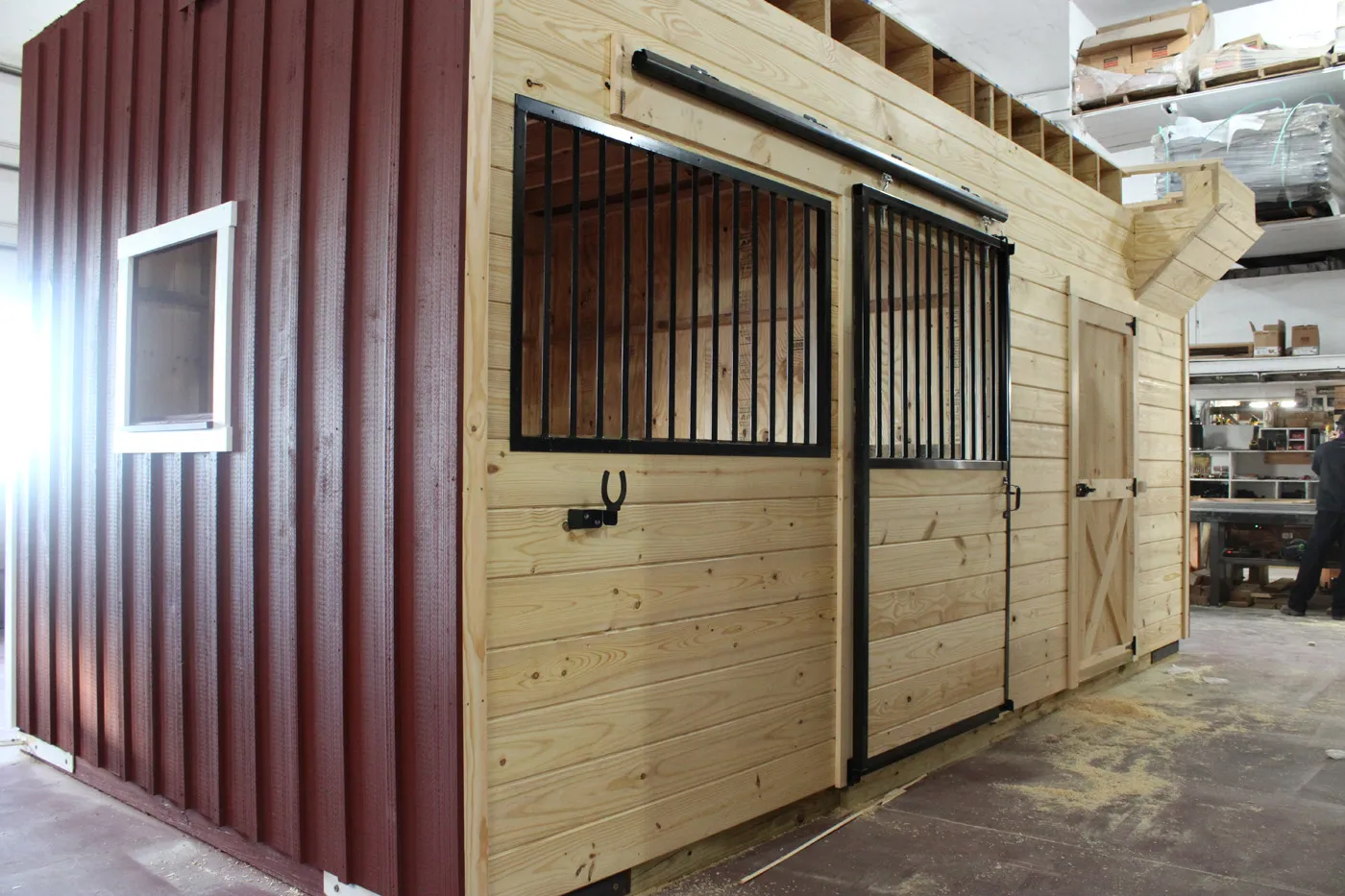 high country modular horse barn