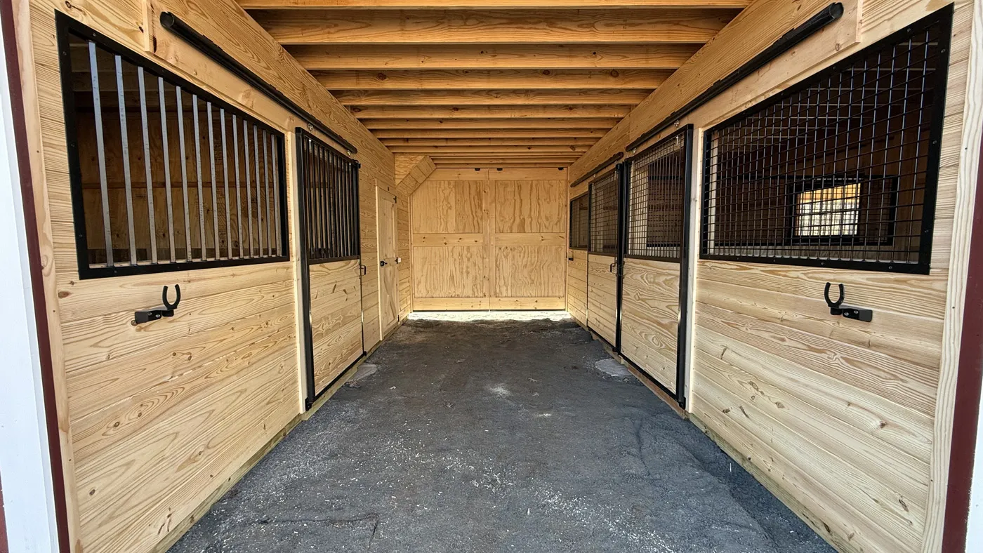 high country modular horse barn