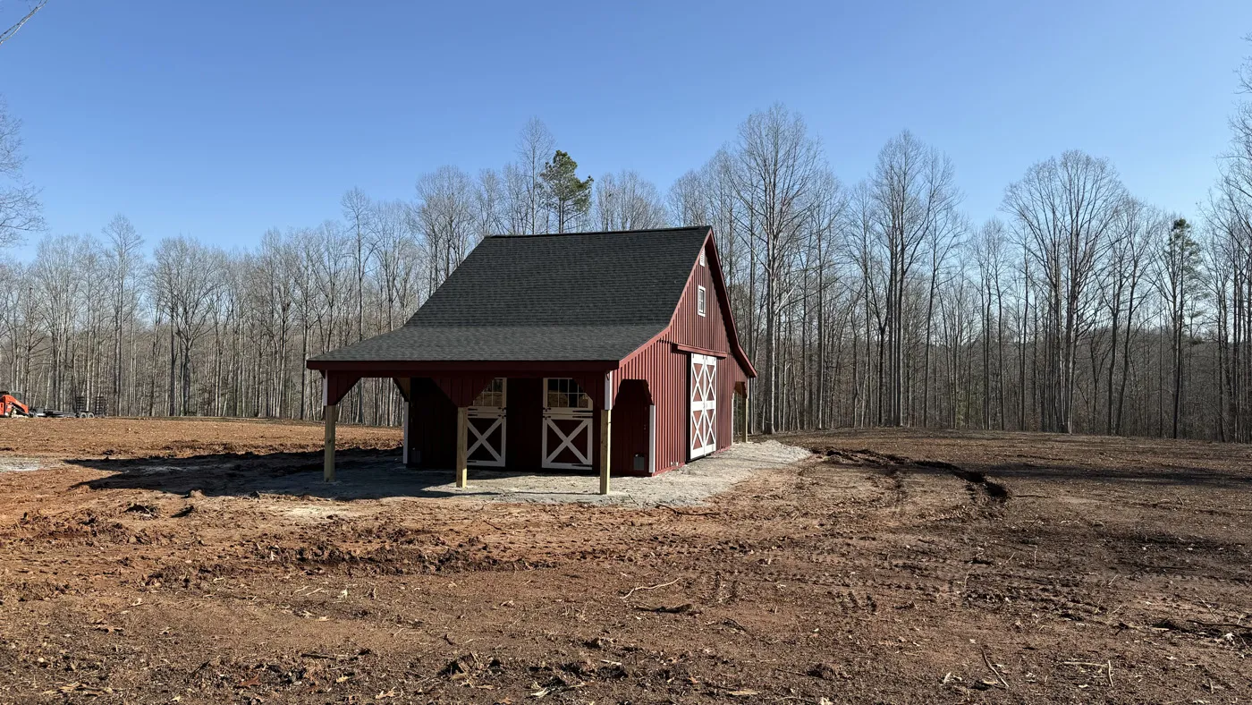 high country modular horse barn