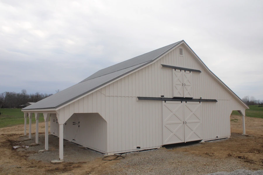 high country modular horse barn