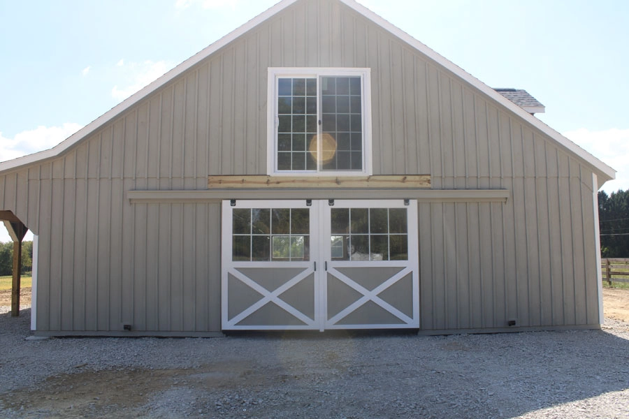 high country style barn