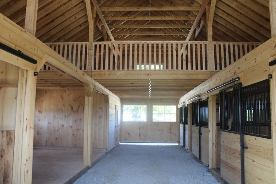 high country style barn