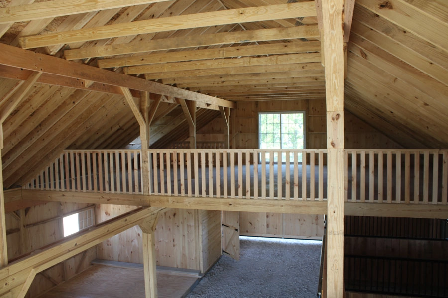 high country style barn