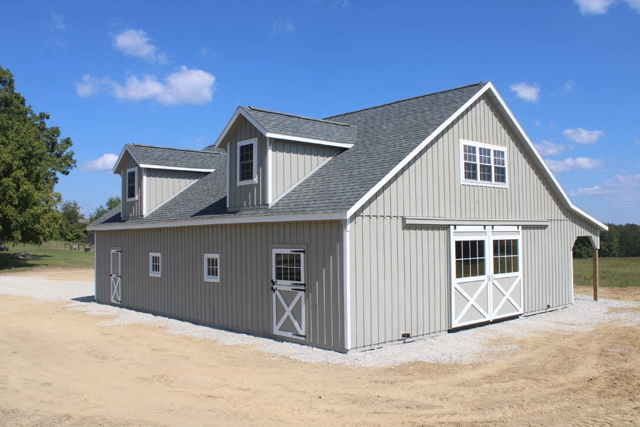 high country style barn