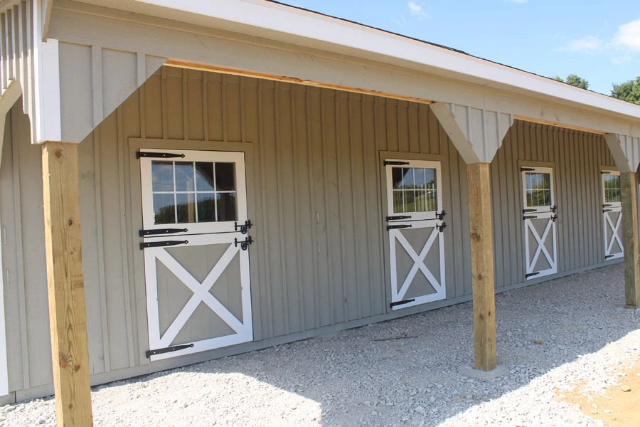 high country style barn